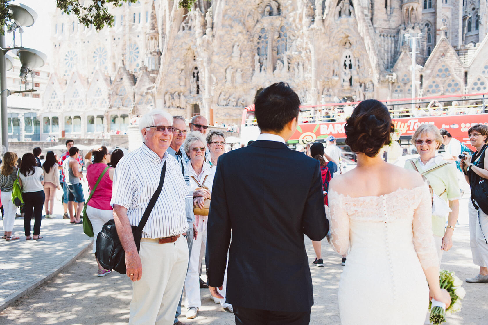 Sagrada Familia destination wedding