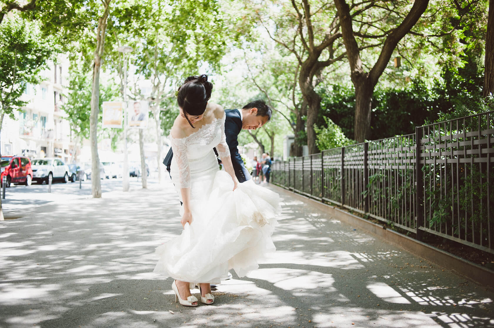 Sagrada Familia destination wedding