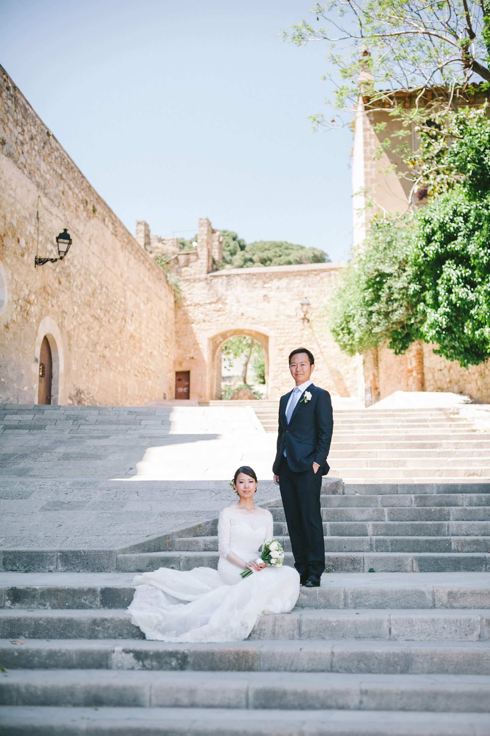 Pedralbes destination wedding Barcelona